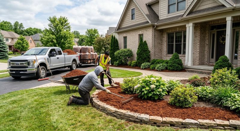 Garden Mulch Installation in Ventura County, CA